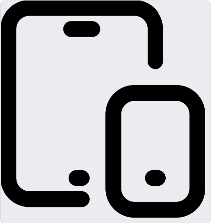 Mobiltelefon és tablet illusztráció